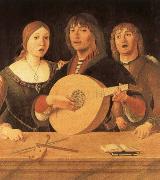Giovanni Lanfranco Lute curriculum has five strings and 10 frets USA oil painting artist